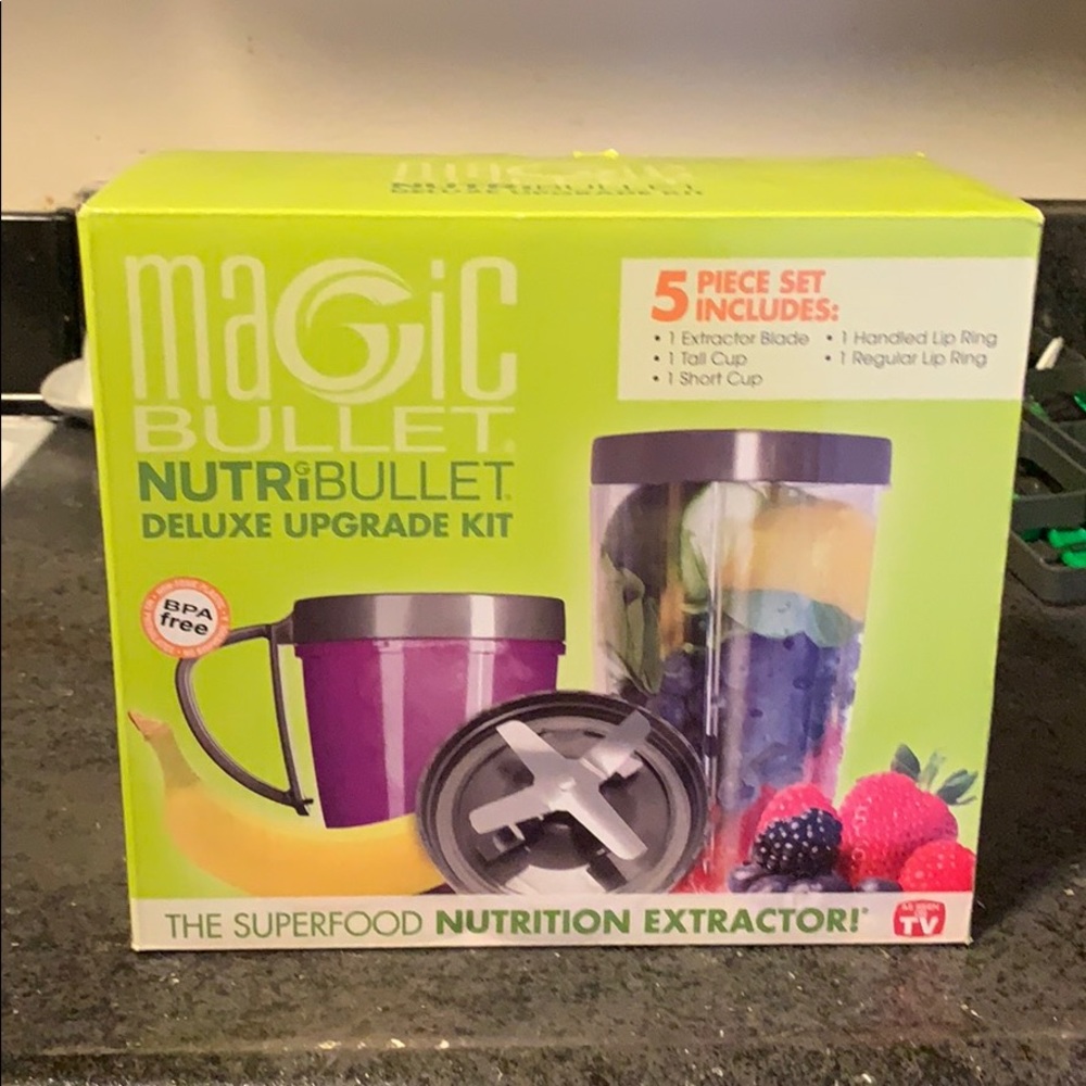 NWOT Nutribullet Deluxe Upgrade Kit
